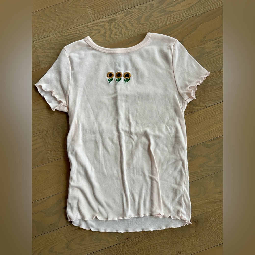 Junior light pink dress shirt